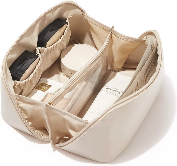 Neceser de Maquillaje Organizador Multifuncional (Beige)