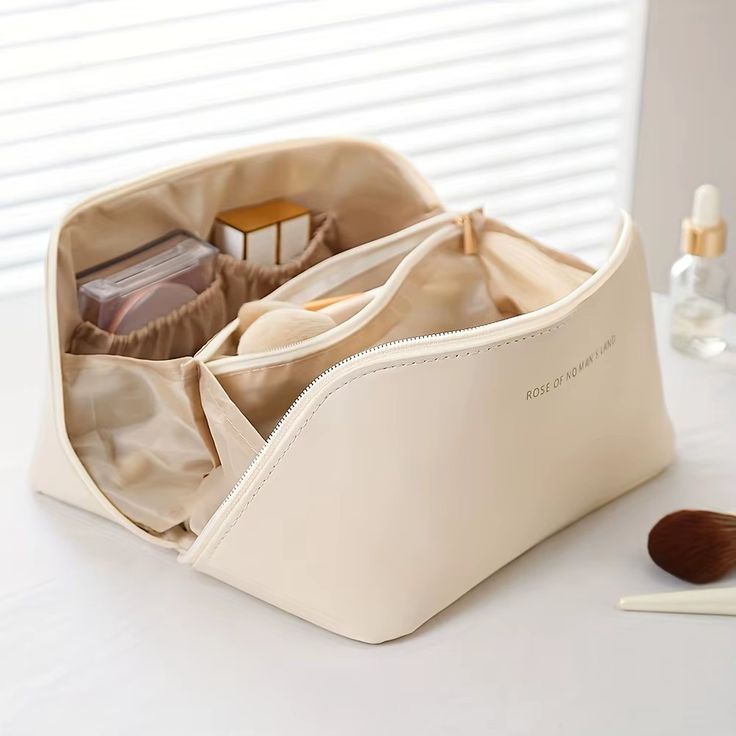 Neceser de Maquillaje Organizador Multifuncional (Beige)