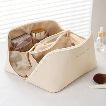 Neceser de Maquillaje Organizador Multifuncional (Beige)