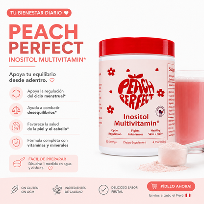 Peach Perfect, Inositol Multivitaminico 135 g
